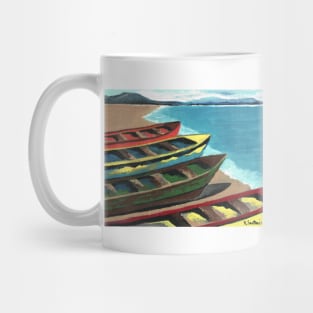 Boats In A Row Mug